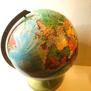 Vtg Replogle Globe 12” World Nation Series Divided Germany Old Soviet Union